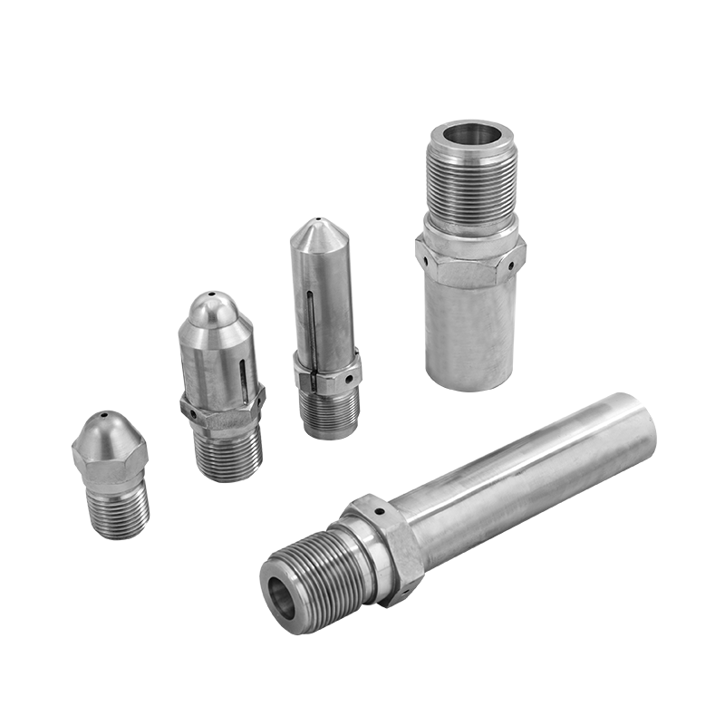 Genitreerde mondstuktips voor injectiemachines